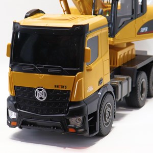 اسباب بازی بیل مکانیکی کنترلی بزرگ مقیاس 1:14 مدل EXCAVATOR LOADER NAN HONG 9916_اسباب بازی