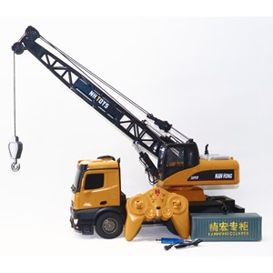 اسباب بازی جرثقیل کنترلی بزرگ مقیاس 1:14 مدل REMOTE CONTROL LIFTING CRANE NAN HONG 9913_اسباب بازی