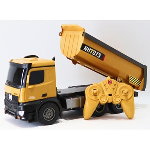 اسباب بازی کامیون کمپرسی کنترلی بزرگ مقیاس 1:14 مدل REMOTE CONTROL DUMPING TRUCK NAN HONG 9912_اسباب بازی