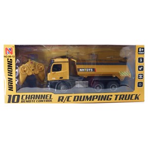 اسباب بازی کامیون کمپرسی کنترلی بزرگ مقیاس 1:14 مدل REMOTE CONTROL DUMPING TRUCK NAN HONG 9912_اسباب بازی