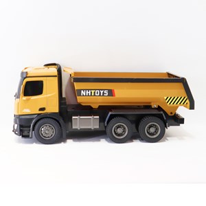 اسباب بازی کامیون کمپرسی کنترلی بزرگ مقیاس 1:14 مدل REMOTE CONTROL DUMPING TRUCK NAN HONG 9912_اسباب بازی