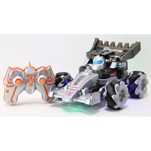 ماشین کنترلی مسابقه ای تبدیل شونده به بولدوزر_اسباب بازی