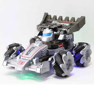 ماشین کنترلی مسابقه ای تبدیل شونده به بولدوزر_اسباب بازی