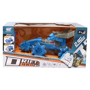 ماشین کنترلی مسابقه ای تبدیل شونده به بولدوزر_اسباب بازی