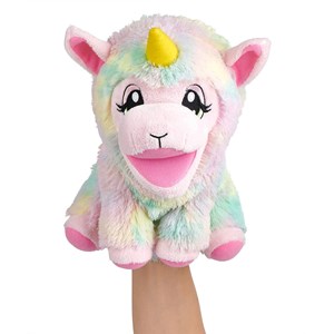 عروسک نمایشی پاپت سخنگو هوشمند لولای تک شاخ Lulu the Llama corn_اسباب بازی 
