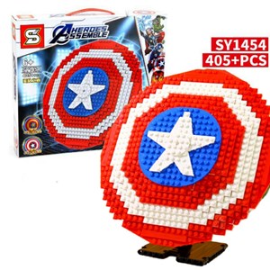 لگو مارول سپر کاپیتان آمریکا 405 قطعه مدل Captain America Lego SY1454_اسباب بازی