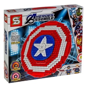لگو مارول سپر کاپیتان آمریکا 405 قطعه مدل Captain America Lego SY1454_اسباب بازی