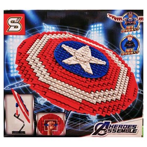 لگو مارول سپر کاپیتان آمریکا 405 قطعه مدل Captain America Lego SY1454_اسباب بازی