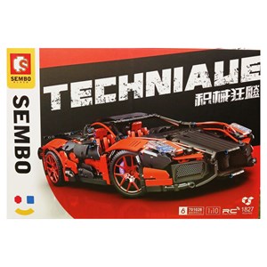 لگو تکنیک ماشین کنترلی شارژی 1827 قطعه با مقیاس 1:10 مدل 701026 SEMBO Technical_اسباب بازی