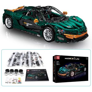 لگو تکنیک ماشین مسابقه ای 3268 قطعه با مقیاس 1:8 مدل Mould King 13091 Technik Sports Car Model_اسباب بازی