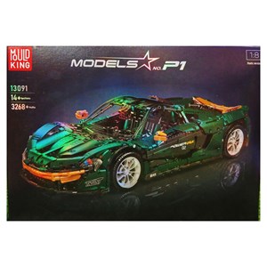 لگو تکنیک ماشین مسابقه ای 3268 قطعه با مقیاس 1:8 مدل Mould King 13091 Technik Sports Car Model_اسباب بازی