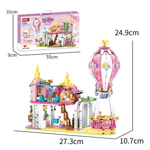 لگو فرندز خانه ویلایی با بالون 543 قطعه مدل WOMA TOY C0257_اسباب بازی