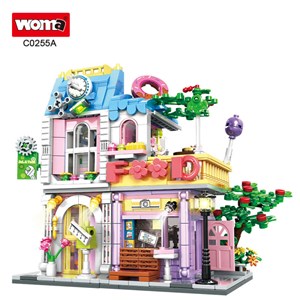 لگو فرندز ساختمان دو طبقه 880 قطعه مدل WOMA TOY C0255_اسباب بازی