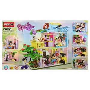 لگو فرندز ساختمان دو طبقه 880 قطعه مدل WOMA TOY C0255_اسباب بازی