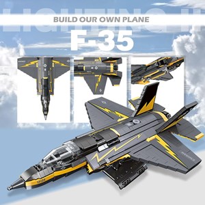 لگو کریتور جت جنگی 1268 قطعه مدل JIESTAR Military 58092 F-35B_اسباب بازی
