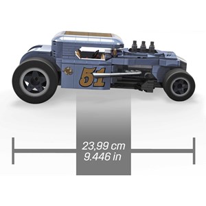 لگو تکنیک ماشین مسابقه ای هات ویلز 641 قطعه مدل Hot Wheels Mega Mod Rod_اسباب بازی