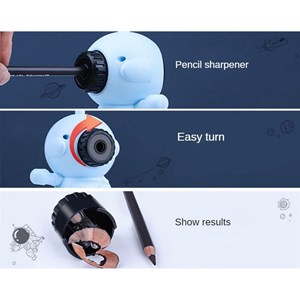 چراغ مطالعه طرح فضانورد با قابلیت تراش کردن_اسباب بازی