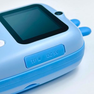 دوربین عکاسی و فیلمبرداری دیجیتال کودک با چاپ فوری حرارتی طرح خرگوش آبی_اسباب بازی