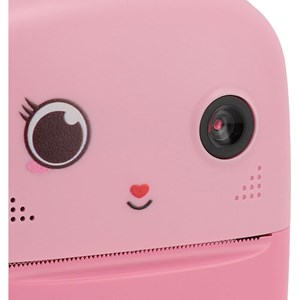 دوربین عکاسی و فیلمبرداری دیجیتال کودک با چاپ فوری حرارتی طرح خرگوش صورتی_اسباب بازی