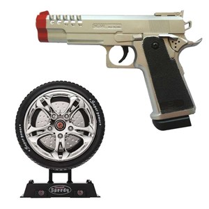 تفنگ اسباب بازی لیزری سیبل دار مدل sharp shooter_اسباب بازی