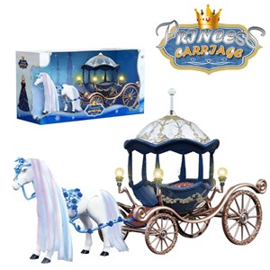 اسباب بازی کالسکه و اسب راهرو موزیکال باربی پرنسس_اسباب بازی