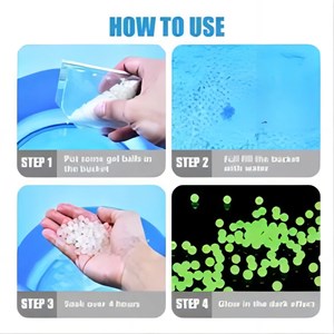 تفنگ اسباب بازی شارژی رگباری تیر ژله ای و شبرنگ مدل SKD CS001S_اسباب بازی