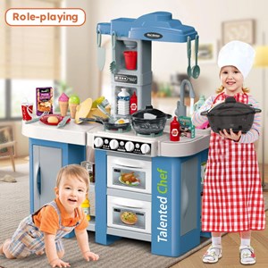 ست اسباب بازی آشپزخانه سایز بزرگ موزیکال و چراغدار 72 قطعه مدل 126_922 Talented Chef_اسباب بازی