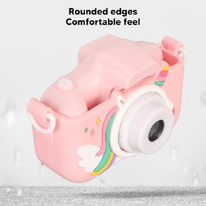 دوربین عکاسی و فیلمبرداری دیجیتال کودک طرح یونیکورن صورتی_اسباب بازی
