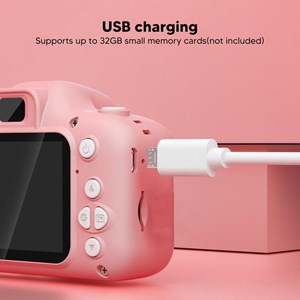 دوربین عکاسی و فیلمبرداری دیجیتال کودک طرح یونیکورن صورتی_اسباب بازی