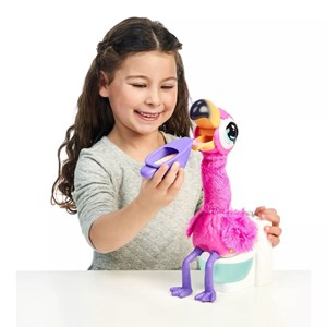 عروسک رباتیک فلامینگو دستشویی داره! Little Live Gotta Go Flamingo_اسباب بازی