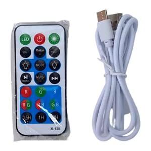 چراغ خواب طرح فضانورد کهکشانی کنترلی و اسپیکر دار بلوتوثی Astronaut Projector Light_اسباب بازی