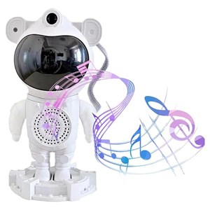 چراغ خواب کهکشانی و اسپیکر دار بلوتوثی طرح فضانورد مدل MXS003_اسباب بازی