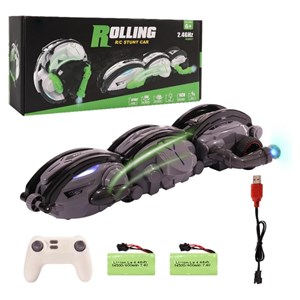 ماشین کنترلی شارژی ماری توپی مدل Rolling RC Stunt Snake Car_اسباب بازی