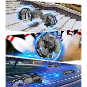 ماشین کنترلی شارژی ماری توپی مدل Rolling RC Stunt Snake Car_اسباب بازی