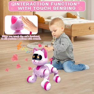 ربات اسباب بازی کنترلی گربه مدل HAPPY KITTEN_اسباب بازی
