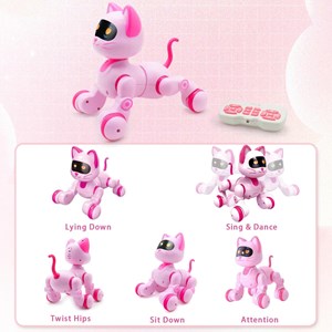 ربات اسباب بازی کنترلی گربه مدل HAPPY KITTEN_اسباب بازی