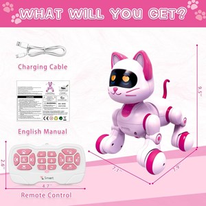 ربات اسباب بازی کنترلی گربه مدل HAPPY KITTEN_اسباب بازی