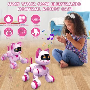 ربات اسباب بازی کنترلی گربه مدل HAPPY KITTEN_اسباب بازی