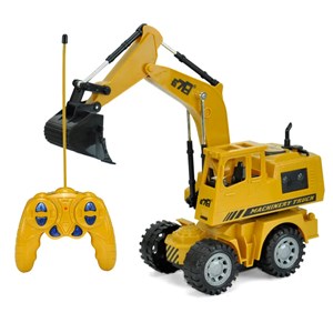 ماشین کنترلی بیل مکانیکی شارژی 5 کانال مقیاس 1:18 مدل Remote Controlled Excavator 8078E_اسباب بازی