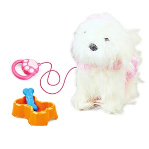 عروسک رباتیک هاپو پشمالو موزیکال با دسته ی کنترلی Puppy Pets Interactive Dog_اسباب بازی