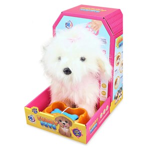 عروسک رباتیک هاپو پشمالو موزیکال با دسته ی کنترلی Puppy Pets Interactive Dog_اسباب بازی