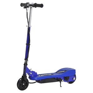 اسکوتر برقی تاشو 120 واتی با ارتفاع قابل تنظیم رنگ آبی مدل HOMCOM E Scooter_اسباب بازی