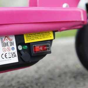 اسکوتر برقی تاشو 120 واتی با ارتفاع قابل تنظیم رنگ صورتی مدل HOMCOM E Scooter_اسباب بازی