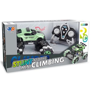 ماشین کنترلی آفرود با چرخ های کپسولی مدل Stunt Mini Climbing Remote Control Car_اسباب بازی