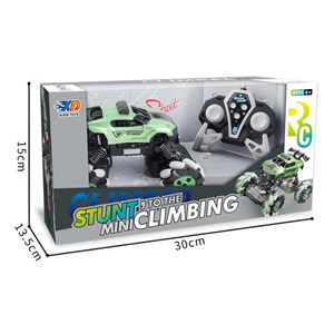 ماشین کنترلی آفرود با چرخ های کپسولی مدل Stunt Mini Climbing Remote Control Car_اسباب بازی