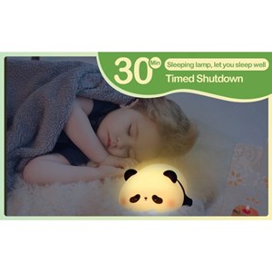 چراغ خواب سیلیکونی شارژی طرح پاندا خوابالو_اسباب بازی