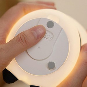 چراغ خواب سیلیکونی شارژی طرح پاندا خجالتی_اسباب بازی