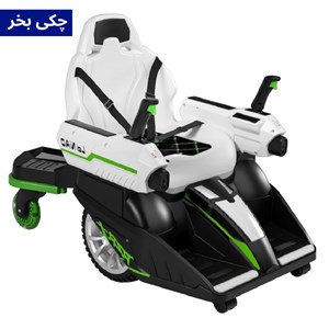 ماشین شارژی کارتینگ کنترلی 360 درجه با قابلیت پرتاب تیر ژله ای رنگ سبز_اسباب بازی