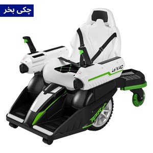 ماشین شارژی کارتینگ کنترلی 360 درجه با قابلیت پرتاب تیر ژله ای رنگ سبز_اسباب بازی