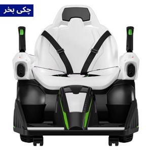 ماشین شارژی کارتینگ کنترلی 360 درجه با قابلیت پرتاب تیر ژله ای رنگ سبز_اسباب بازی